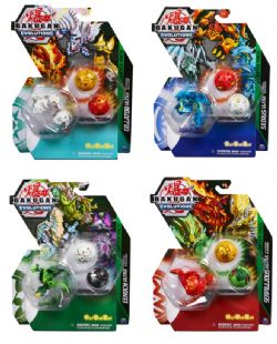 BAKUGAN - ENSEMBLE DE DÉPART DE 3 BALLES SÉRIE 4 ASST